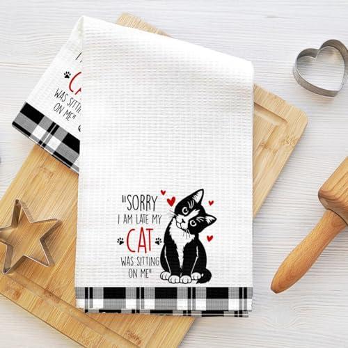 Asciugamani da cucina a forma di gatto