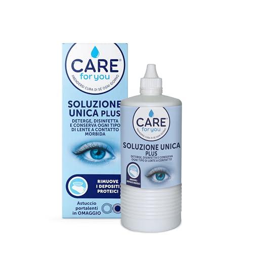 CARE for you, Soluzione Unica Plus - Liquido Lenti a Contatto Morbide, 360 ml