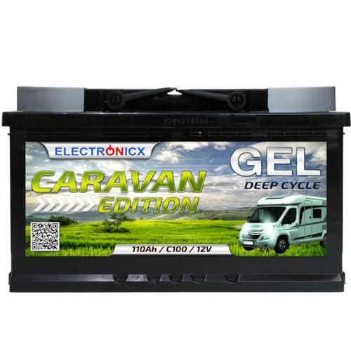 Electronicx Batteria GEL 110Ah 12V Caravan Edition