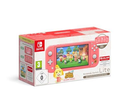 Nintendo Switch Lite Animal Crossing: New Horizons - Edizione Isabelle Aloha (Corallo)