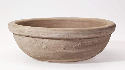 Ciotola in terracotta con sottovaso - Diametro 32 cm