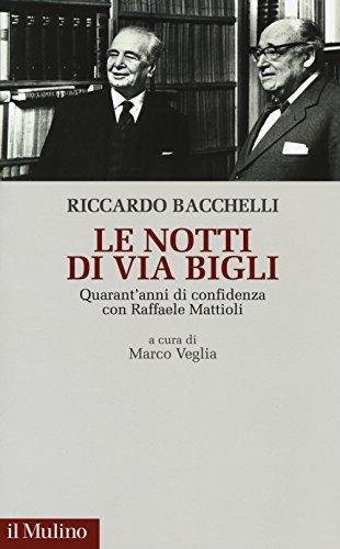 Le notti di via Bigli: quarant'anni di confidenza con Raffaele Mattioli