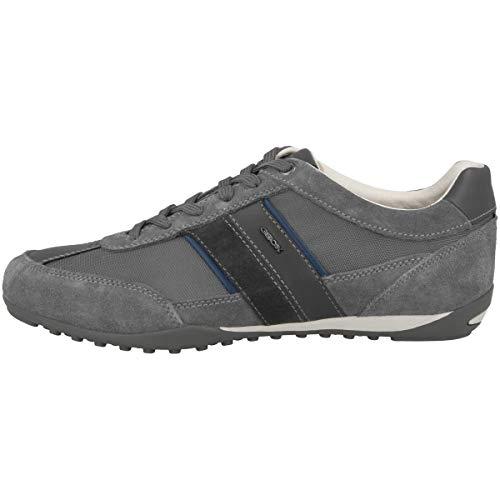 Geox U Wells C, Sneakers Uomo, Grigio