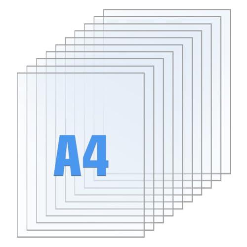 Fogli Acrilici Trasparenti A4 - 12 Pezzi