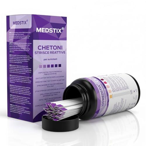 100 Strisce per Test dei Chetoni - Autotest Rapido in 45 Secondi