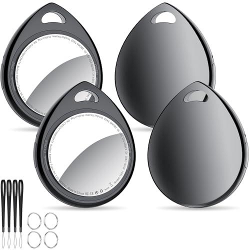 QCOQ® Air Tags - Set da 4 Localizzatori Bluetooth Compatibili con Apple Find My