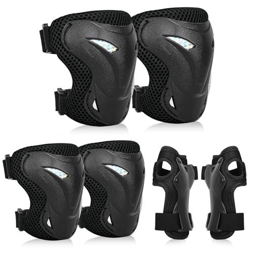 YOOXARMOR Set Protezioni Bambini - Ginocchiere, Gomitiere e Polsiere per Sport