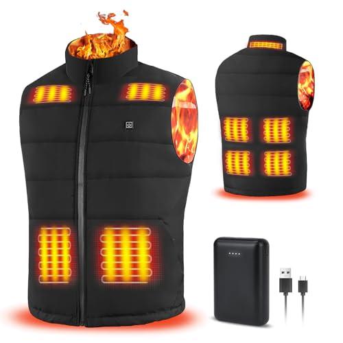 Gilet Riscaldato Elettrico Rrtizan con Batteria 10000mAh