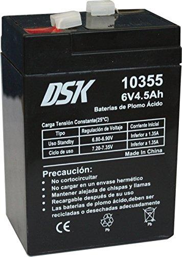 Batteria al Piombo AGM DSK 6V 4.5Ah