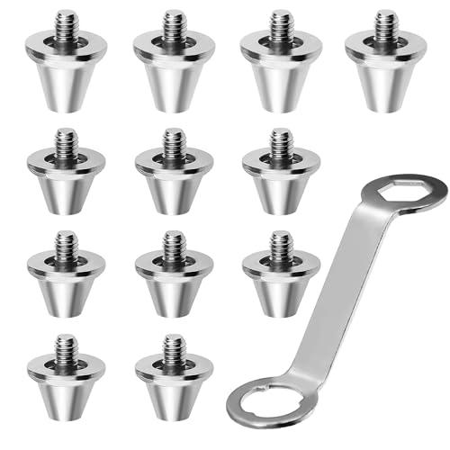 Tacchetti di ricambio per scarpe da calcio, 12 pezzi con chiave inglese