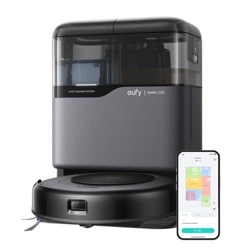 eufy Robot Aspirapolvere Lavapavimenti Omni C20 con Stazione All-in-One