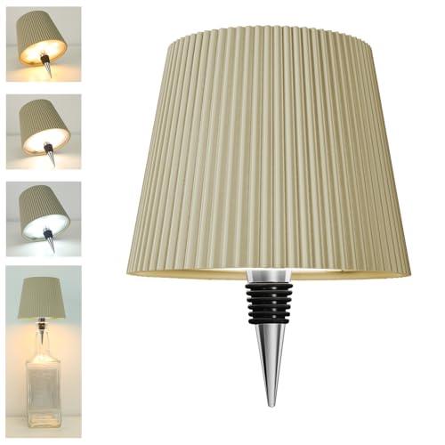 Lampada Bottiglia LED Beige Chiaro Ricaricabile USB-C Beaeet