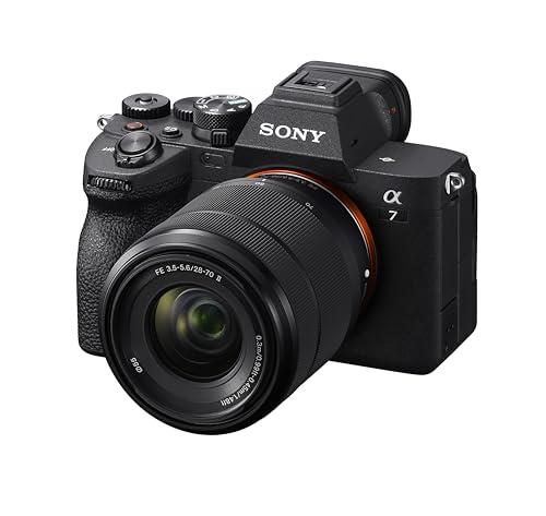Sony Alpha 7 IV Fotocamera full frame con obiettivo 28-70 mm – 33 MP, autofocus in tempo reale, 10 fps, video 4K 60p, touchscreen, funzioni professionali per foto e filmati