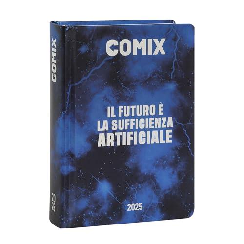 COMIX - Diario Giornaliero 16 Mesi, Diario Scuola 2024-2025 per Ragazzi e Ragazze, con Copertina Rigida, Ideale per la Scuola Superiore, 13x17.8h cm, Blu