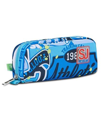 SJ Gang Portapenne Blu RealBasket: Organizza con Stile il Tuo Materiale Scolastico