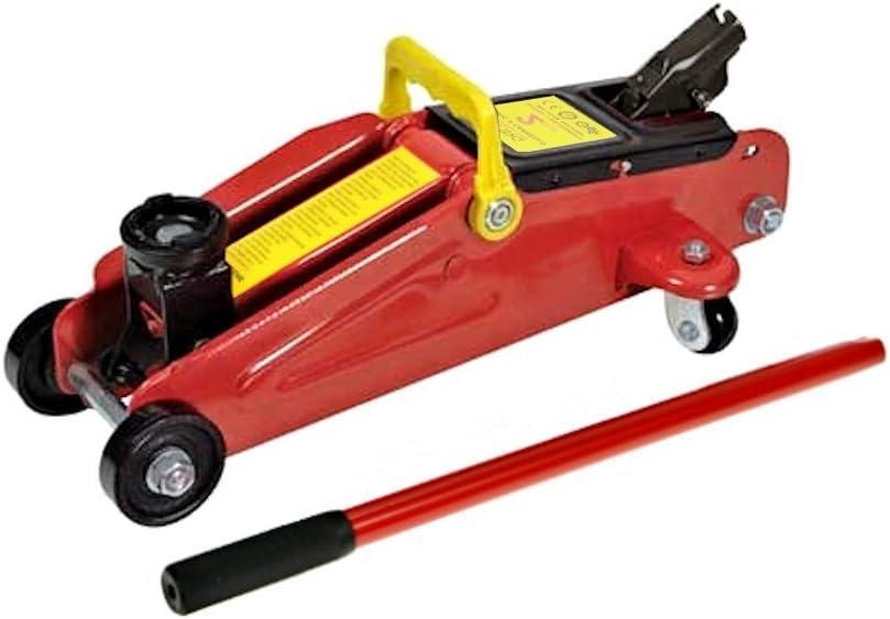 Crick Idraulico Auto Sollevatore MARTINETTO Carrello Meccanico 2 TONNELLATE Auto Rosso