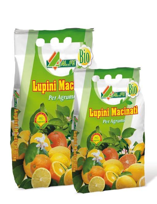 AL.FE Lupini Macinati Concime per Limoni e Piante Acidofile - Sacco da 5 kg