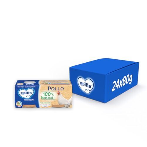 Mellin Omogeneizzato Pollo 100% Naturale - 24x80g