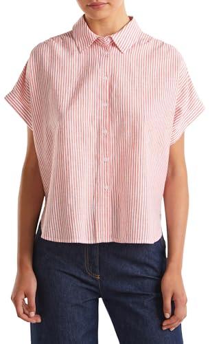 United Colors of Benetton Camicia Donna Traspirante in Cotone Biologico