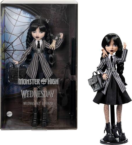 Monster High Mercoledì Addams - Bambola da Collezione Nevermore Academy