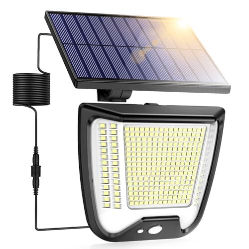 Faretto Solare LED Esterno 288 LED con Sensore di Movimento