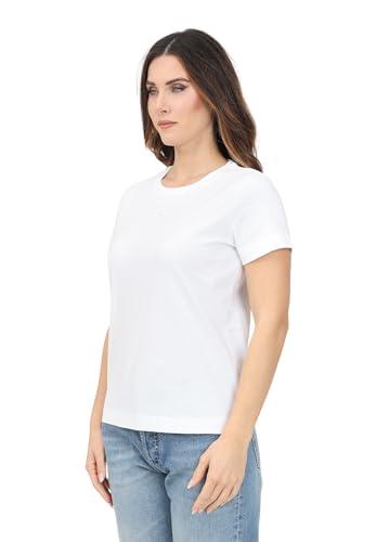 Pinko T-Shirt Bianca Ricamo Logo Love Birds