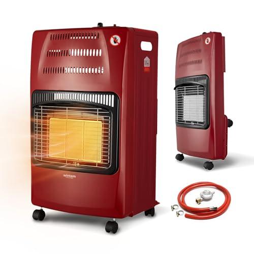 Wintem - Stufa a Gas Richiudibile 4200W Bordeaux