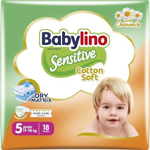 Babylino Sensitive Pannolini Taglia 5 Junior (11-16kg)
