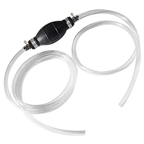 Pompa a mano per benzina, pompa per liquidi e acqua, pompa portatile manuale per carburante auto, pompa universale per acqua per benzina, benzina, olio, diesel, con un tubo totale di 2 m