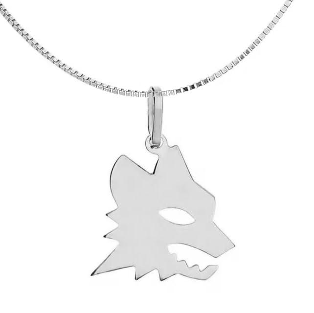 Collana Argento 925 Uomo Donna Lupo di Roma - Artigianale