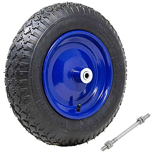 Bakaji Ruota Pneumatica per Carriola 3.50-8 con Asse