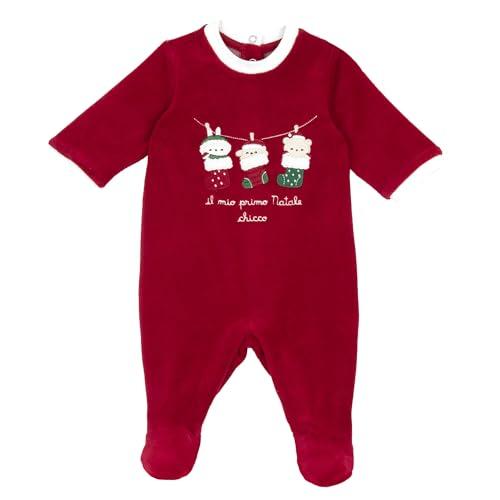 Chicco Tutina Natale Neonato/a - Morbido Tessuto e Design Italiano
