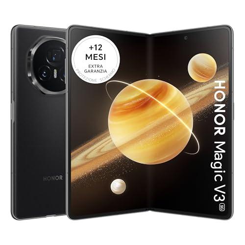HONOR Magic V3 5G Nero - Smartphone Pieghevole Ultrasottile e Potente