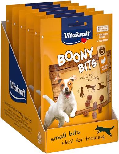 Vitakraft Boony Bits Snack per Cani di Taglia Piccola al Pollo - 6 x 55g