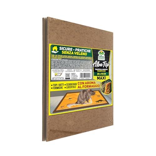 Albagarden - Trappola per Topi Super Adesiva Professionale (2 Pezzi)