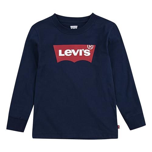 Levi's Lvb L/S Batwing Tee, Maglia a Maniche Lunghe Bambini e Ragazzi, Blu (Dress Blues), 12 Anni