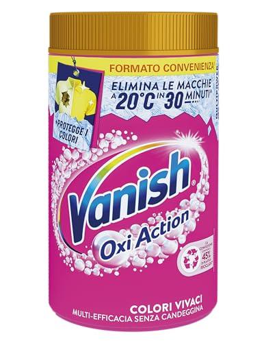 Vanish Oxi Action Multipower Polvere Rosa, Smacchiatore per Capi Colorati, 1 Confezione da 1,5Kg