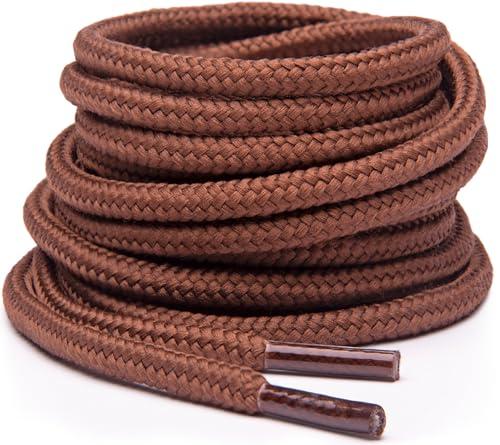 Miscly Lacci Rotondi per Stivali - Lacci Resistenti e di Lunga Durata per Stivali, Scarponi da Lavoro e Scarpe da Trekking