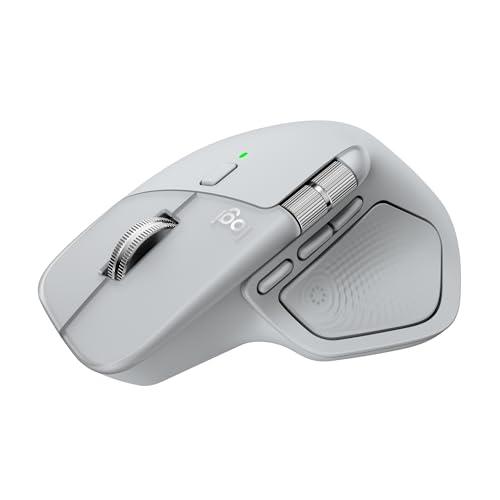Logitech MX Master 4 Mouse Wireless Ergonomico - Grigio Chiaro