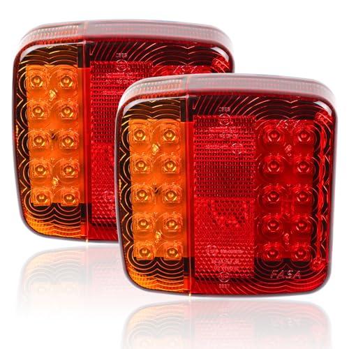 Yinaolan Luci posteriori a LED per rimorchio - Set da 2 pezzi