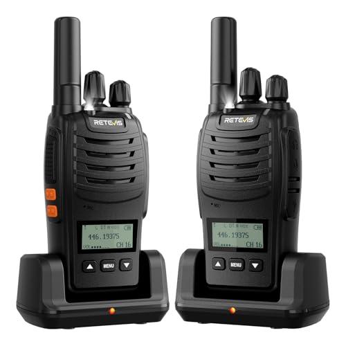 Retevis H777D Walkie Talkie PMR446 con LCD e Ricarica Tipo C (Confezione da 2)