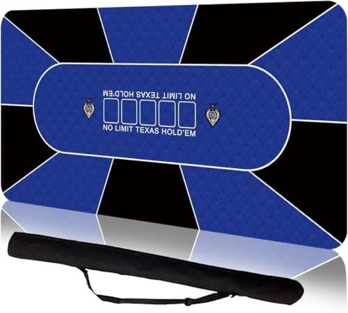 Tappetino da Poker Professionale 180x90 cm per 8 Giocatori