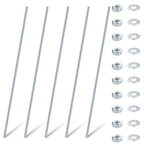 Barra Filettata M6 x 300 mm con Dadi e Rondelle - Kit di Fissaggio ad Alta Resistenza