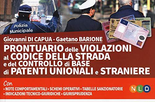 Prontuario delle violazioni al codice della strada - Edizione 2025