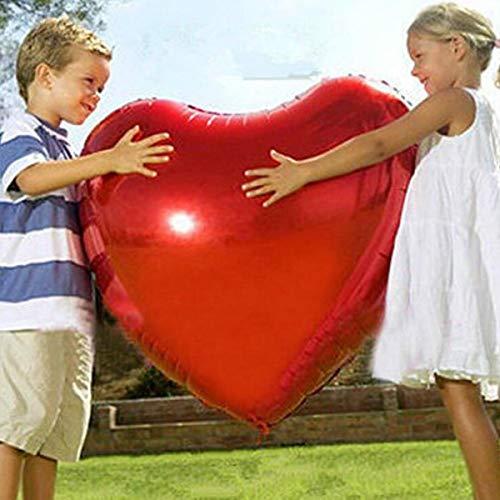 Jonami Palloncino a Forma di Cuore Rosso Gigante XXL - Decorazione Romantica Perfetta