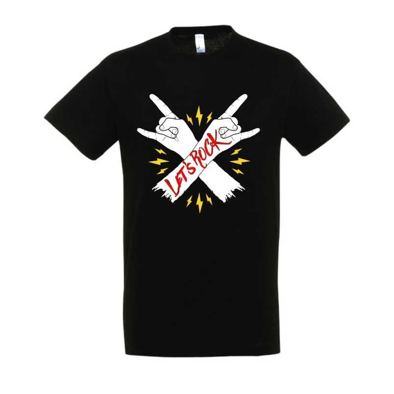 T-shirt Let's Rock 2 - Cotone Biologico per Tutta la Famiglia