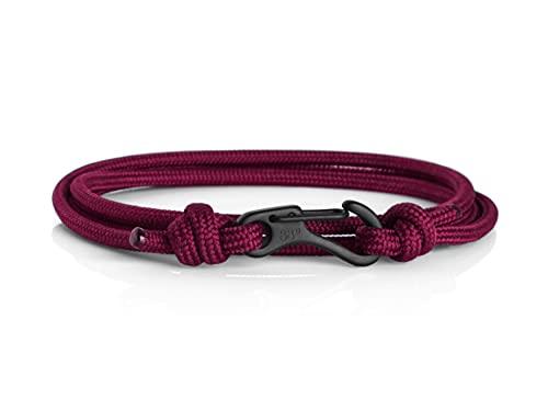 Braccialetto da Arrampicata con Moschettone - Marrone e Nero