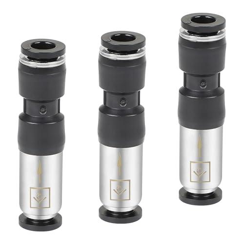 EFUTURETIME 3 x Valvola di Ritegno Pneumatica da 6 mm in Acciaio Inox