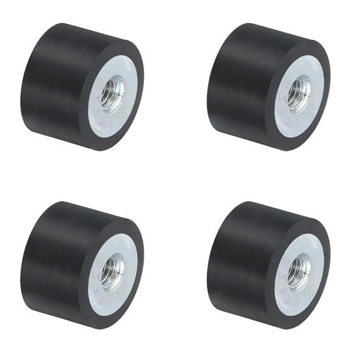 QUARKZMAN 4 Pezzi Ammortizzatori in Gomma M4 - Supporti Antivibrazione 15x10mm