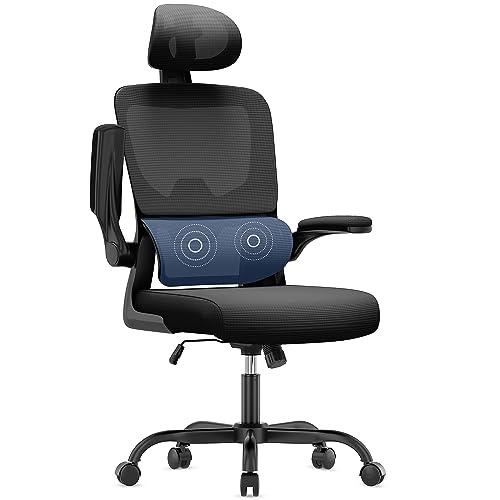 Naspaluro Sedia da Ufficio Ergonomica con Supporto Lombare Adattativo
